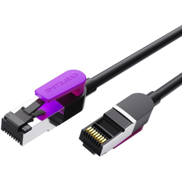 Фото - Кабель патч-корд Cabletime Cat8 FTP 8 м Black (CN80R)