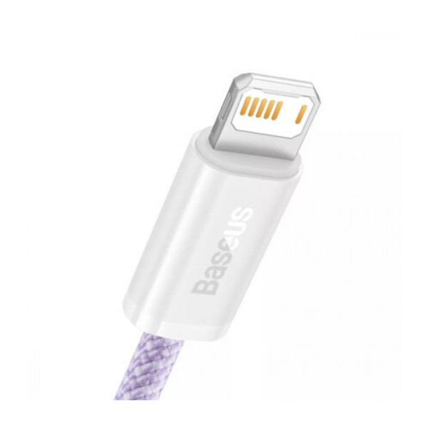 Фото - Кабель синхронізації даних Baseus Dynamic Series Fast Charging Data Cable USB to iP 2.4A 1m Purple (CALD000405)