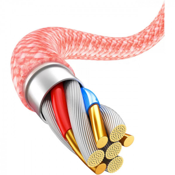 Фото - Кабель синхронізації даних Baseus Dynamic Series Fast Charging Data Cable USB to iP 2.4A 1m Orange (CALD000407)
