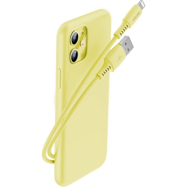 Фото - Кабель Baseus Colourful Cable USB for iP 2.4A 1.2 m Yellow (CALDC-0Y)