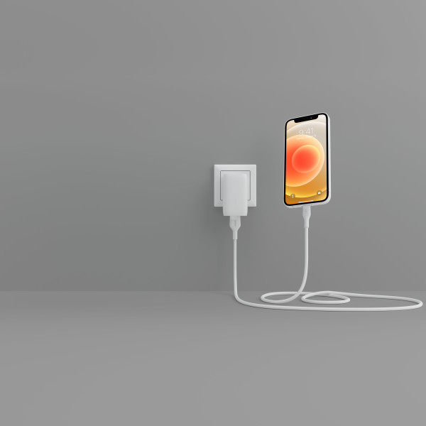 Фото - Кабель синхронізації даних Belkin USB-A - Lightning Silicone 1m White (CAA008BT1MWH)