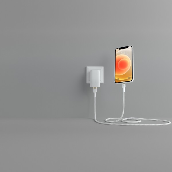 Фото - Кабель Belkin USB-A - Lightning 1 м White (CAA010BT1MWH)