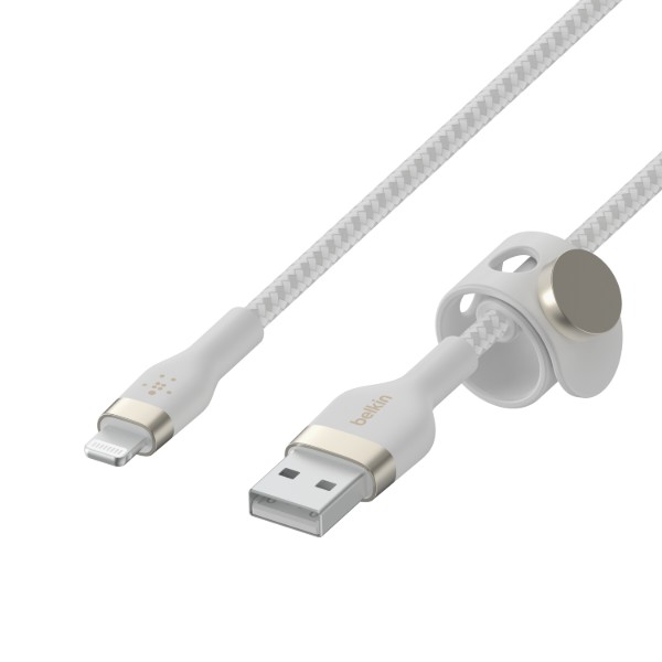 Фото - Кабель Belkin USB-A - Lightning 1 м White (CAA010BT1MWH)