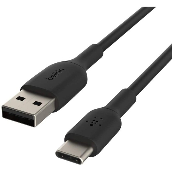 Фото - Кабель Belkin USB-A - USB-С PVC 1m Black (CAB001BT1MBK)