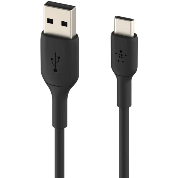 Фото - Кабель Belkin USB-A - USB-С PVC 1m Black (CAB001BT1MBK)