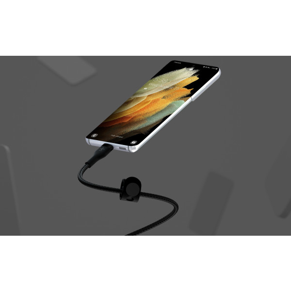 Фото - Кабель синхронізації даних Belkin USB-С - USB-C 1 м Black (CAB011BT1MBK)