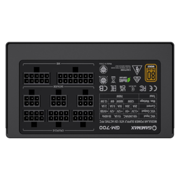 Фото - Блок питания для ПК Gamemax GM-700 Modular