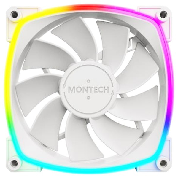 Фото - Корпусний вентилятор Montech CASE FAN 120MM/RX120 PWM WHITE MONTECH