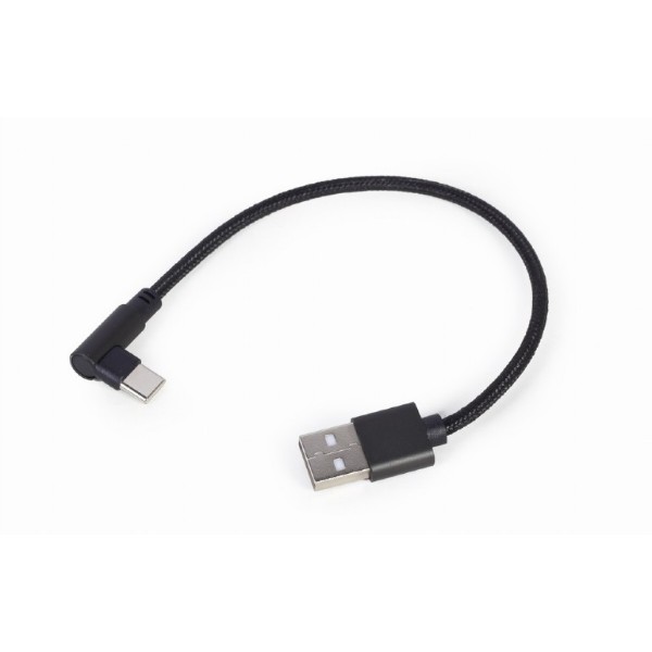 Фото - Кабель Cablexpert USB2.0 BM - Type-C 0.2 m Black (CC-USB2-AMCML-0.2M)