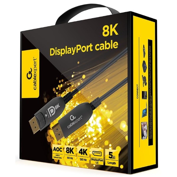 Фото - Кабель оптический Cablexpert DisplayPort V.1.4 5m (CC-DP8K-AOC-5M)