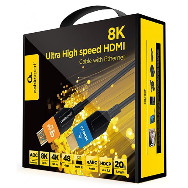 Фото - Кабель оптический Cablexpert HDMI V.2.1 20m (CC-HDMI8K-AOC-20M)