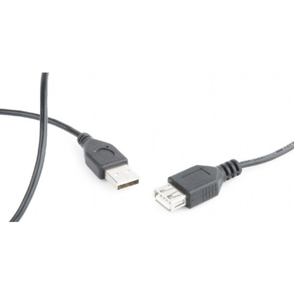 Фото - Кабель USB type A - USB type A Cablexpert CC-USB2-AMAF-75CM/300-BK 0.75m