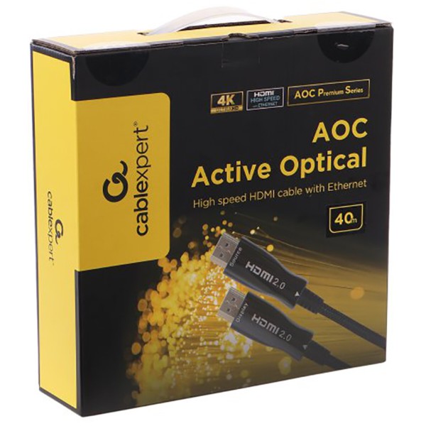 Фото - Кабель HDMI Cablexpert HDMI V.2.0 4К 60Гц 40 м (CCBP-HDMI-AOC-40M)