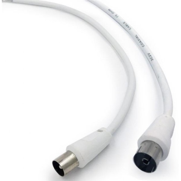 Фото - Кабель коаксиальный Cablexpert CCV-515-W-5M White 5m