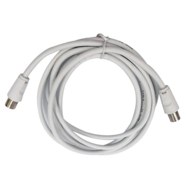 Фото - Кабель коаксиальный Cablexpert CCV-515-W-5M White 5m