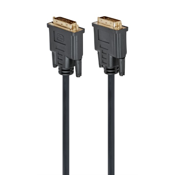 Фото - Кабель Cablexpert Dual Link 1.8m (CC-DVI2-BK-6) Фото - Кабель Cablexpert Dual Link 1.8m (CC-DVI2-BK-6)