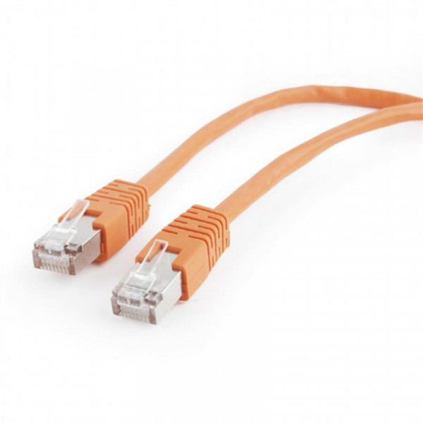Фото - Кабель патч-корд Cablexpert FTP (PP22-1M/O) 50u 1m Orange