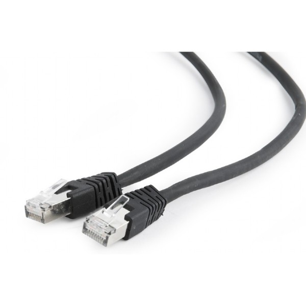 Фото - Кабель патч-корд Cablexpert FTP (PP22-1M/BK) 50u 1m Black