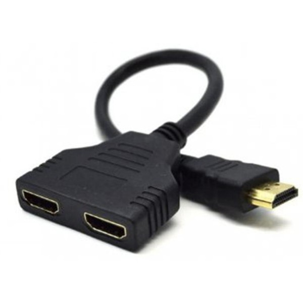 Фото - Перехідник HDMI Cablexpert HDMI-2xHDMI Black (DSP-2PH4-04) Фото - Перехідник HDMI Cablexpert HDMI-2xHDMI Black (DSP-2PH4-04)