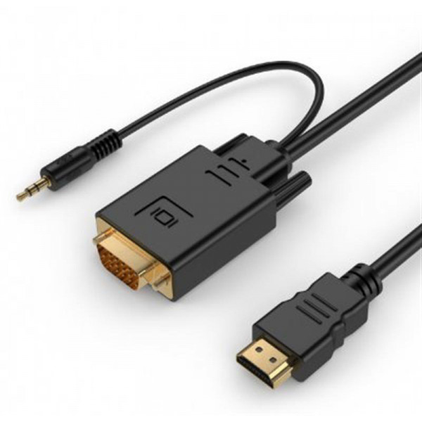 Фото -  Cablexpert HDMI - VGA 1.8m (A-HDMI-VGA-03-6)