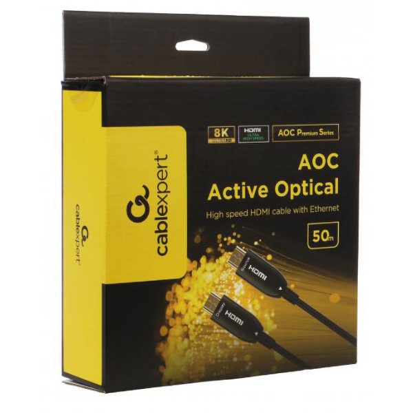 Фото - Кабель HDMI Cablexpert HDMI V.2.1 50 м (CCBP-HDMI8K-AOC-50M-EU)