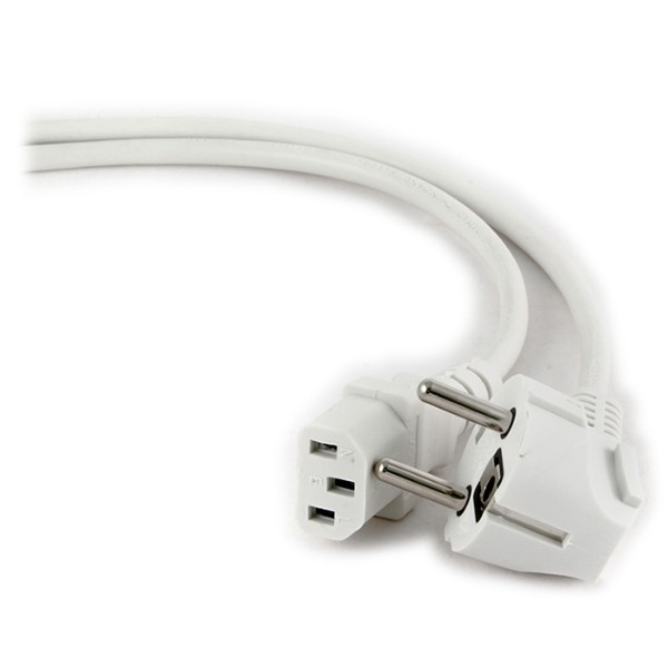 Фото - Кабели питания Cablexpert PC-186W-VDE (C13) White 1,8m
