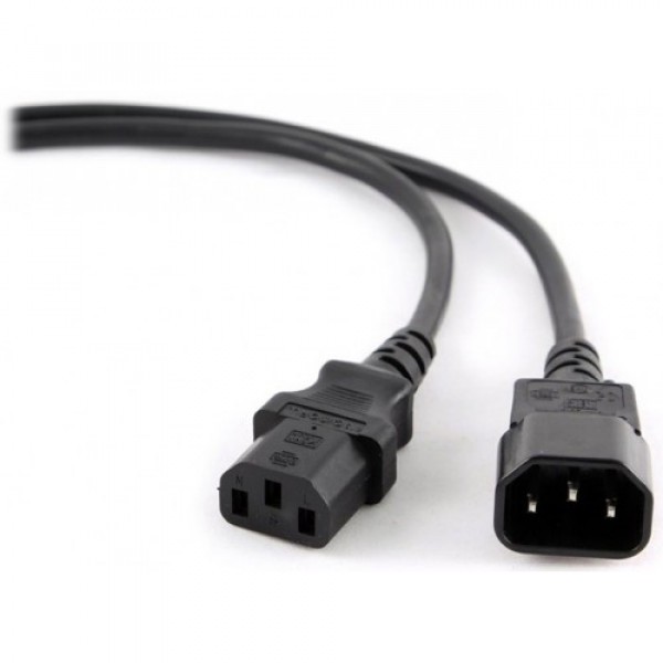 Фото - Кабель живлення Cablexpert PC-189-VDE-3M (С13-С14) Black, 3m