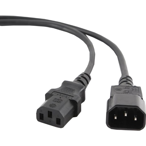 Фото - Кабель питания Cablexpert PC-189-VDE-5M (С13-С14) Black 5m