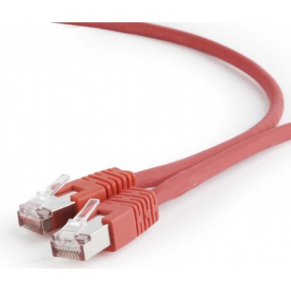 Фото - Кабель патч-корд Cablexpert S/FTP (PP6A-LSZHCU-R-5M) 50u 5m Red