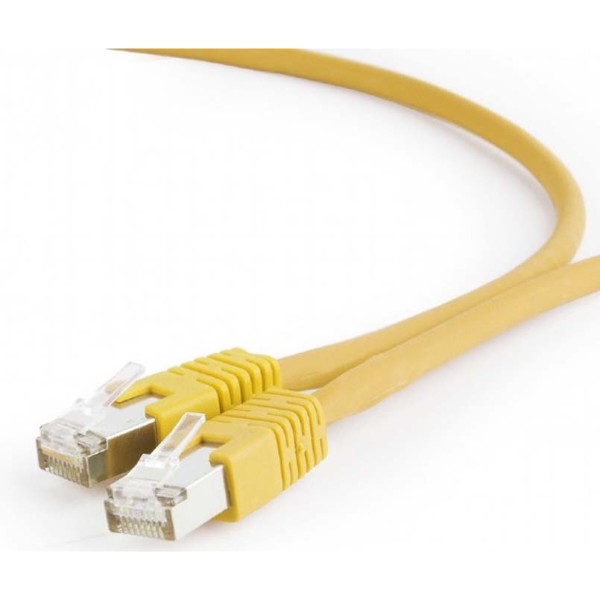 Фото - Кабель патч-корд Cablexpert S/FTP (PP6A-LSZHCU-Y-1M) 50u 1m Yellow
