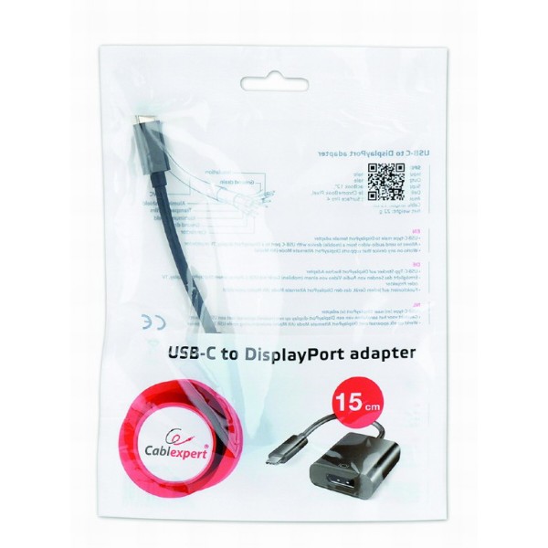 Фото - Адаптер Cablexpert Type-C to Display Port (A-CM-DPF-01)