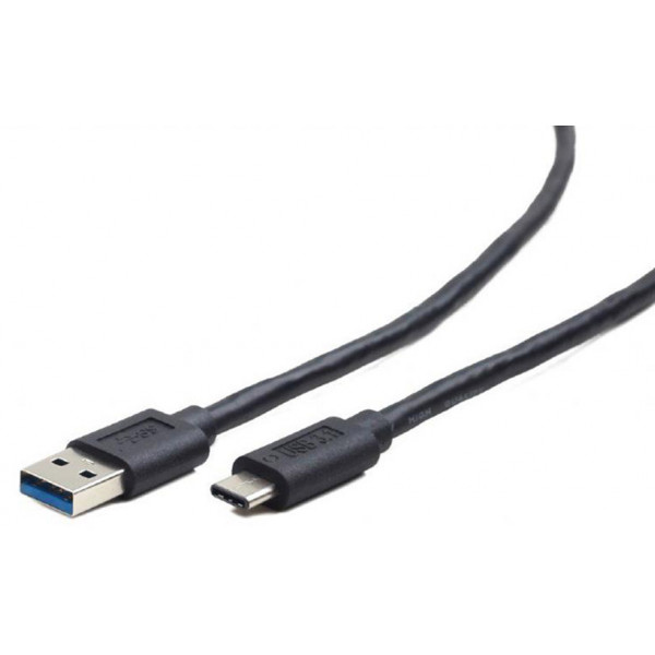 Фото - Кабель синхронізації даних Cablexpert USB3.0 - USB Type-C 0.1m Premium Black (CCP-USB3-AMCM-0.1M)