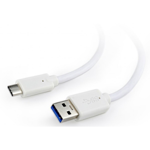 Фото - Кабель Cablexpert USB3.0 - USB Type-C 0.5m White (CCP-USB3-AMCM-W-0.5M)