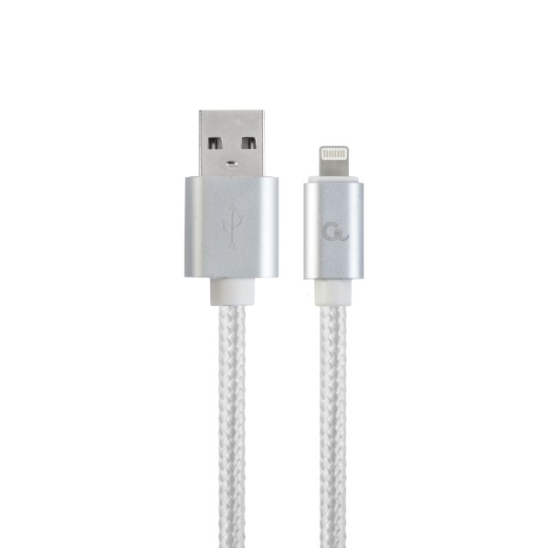 Фото - Кабель Cablexpert USB 2.0 - Lightning Silver 1.8m (CCB-mUSB2B-AMLM-6-S)