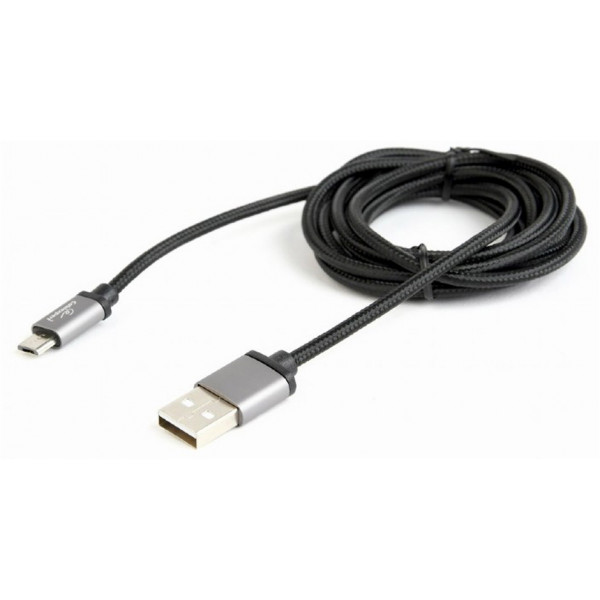 Фото - Кабель Cablexpert USB 2.0 - Micro B Black 1.8m (CCB-mUSB2B-AMBM-6)