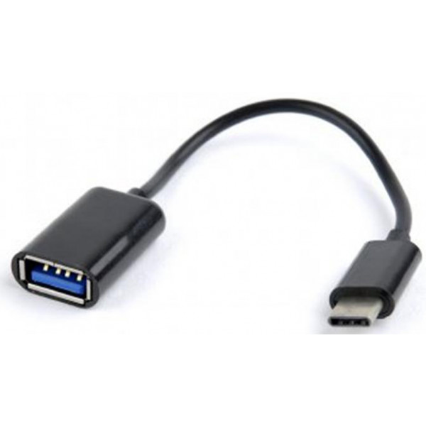 Фото - Кабель синхронізації даних Cablexpert USB 2.0 - USB Type-C 0.2m Black (A-OTG-CMAF2-01)