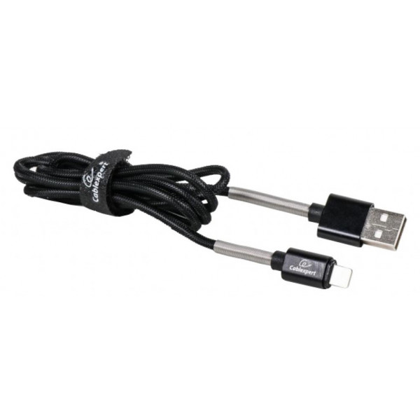 Фото - Кабель Cablexpert USB 2.0 A - Lightning Premium 1m Black (CCPB-L-USB-06BK)