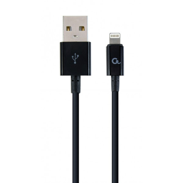 Фото - Кабель Cablexpert USB 2.0 A - Lightning Premium 2m Black (CC-USB2P-AMLM-2M)