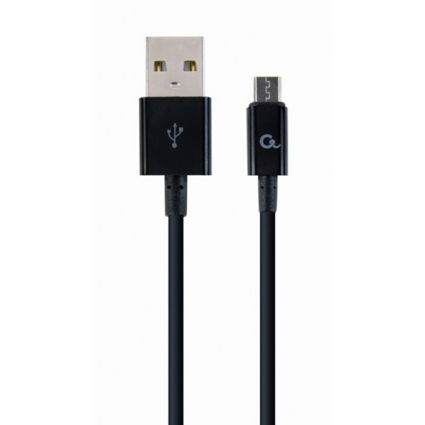 Фото - Кабель Cablexpert USB 2.0 A - microUSB B Premium 1m Black (CC-USB2P-AMmBM-1M)