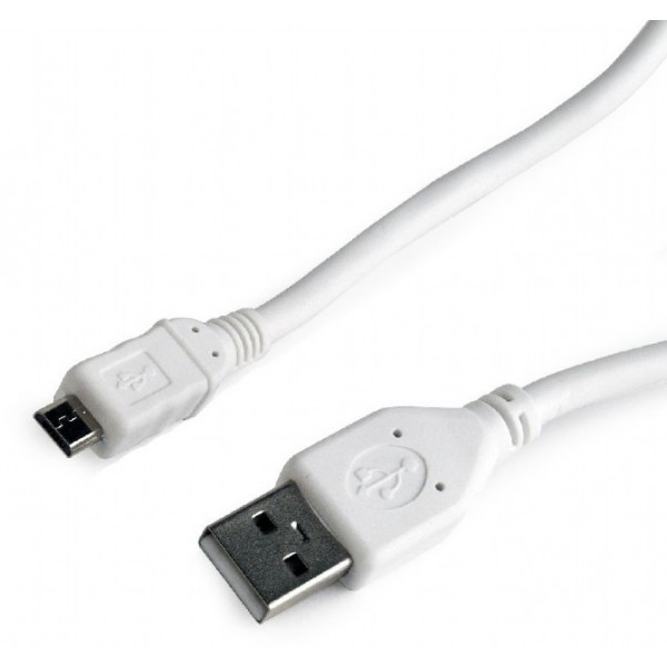 Фото - Кабель Cablexpert USB 2.0 A - MicroUSB B Premium White 0.1m (CCP-mUSB2-AMBM-W-0.1M) Фото - Кабель Cablexpert USB 2.0 A - MicroUSB B Premium White 0.1m (CCP-mUSB2-AMBM-W-0.1M)