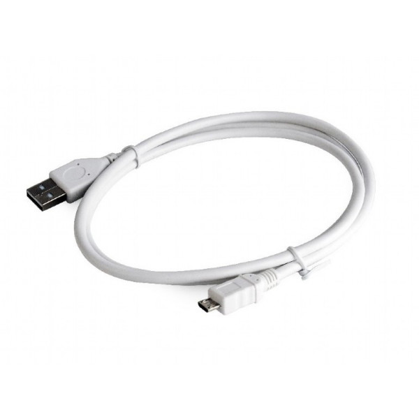 Фото - Кабель Cablexpert USB 2.0 A - MicroUSB B Premium White 0.1m (CCP-mUSB2-AMBM-W-0.1M)