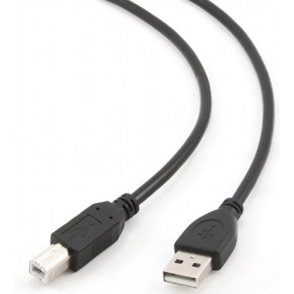 Фото - Кабель USB type A - USB type B Cablexpert USB 2.0 A - USB В 1m Black (CCP-USB2-AMBM-1M)
