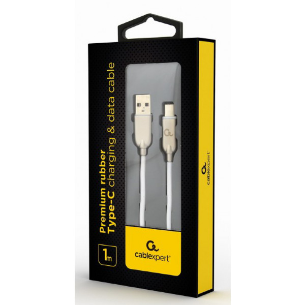 Фото - Кабель Cablexpert USB 2.0 A - USB Type-C 1m White (CC-USB2R-AMCM-1M-W)