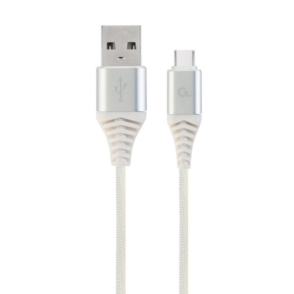 Фото - Кабель Cablexpert USB 2.0 A - USB Type-C Premium 1m White (CC-USB2B-AMCM-1M-BW2)