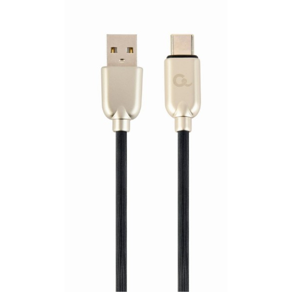 Фото - Кабель Cablexpert USB 2.0 A - USB Type-C Premium 2m Black (CC-USB2R-AMCM-2M)