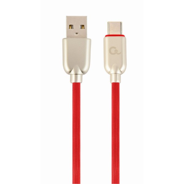 Фото - Кабель Cablexpert USB 2.0 A - USB Type-C Premium 2m Red (CC-USB2R-AMCM-2M-R)