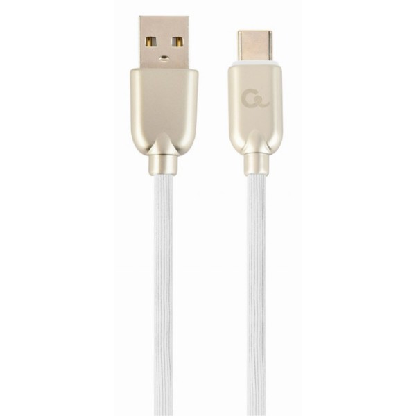 Фото - Кабель Cablexpert USB 2.0 A - USB Type-C Premium 2m White (CC-USB2R-AMCM-2M-W)