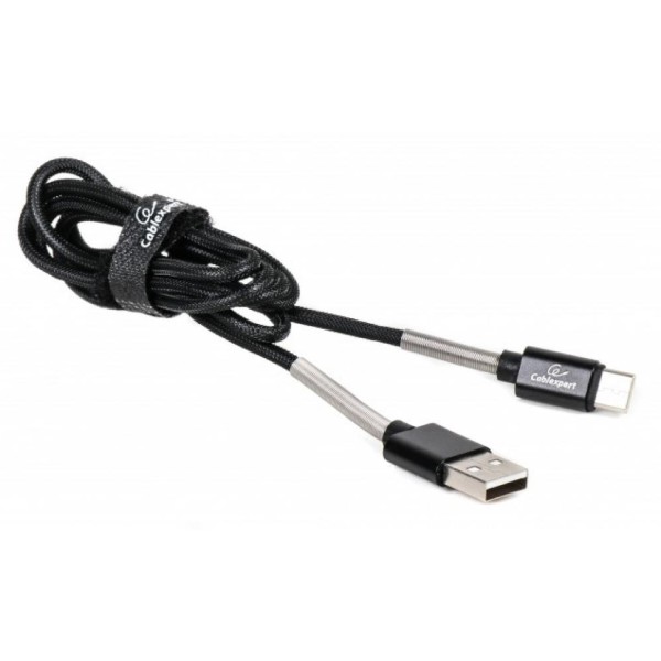 Фото - Кабель Cablexpert USB 2.0 A - USB Type-C Premium Black  1m (CCPB-C-USB-06BK)