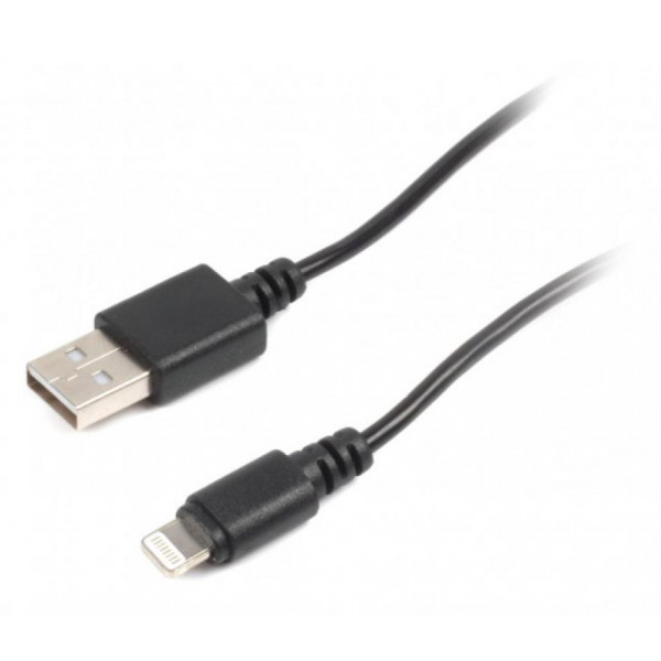 Фото - Кабель синхронізації даних Cablexpert USB 2.0 BM - Lightning 3m Black (CC-USB2-AMLM-10)
