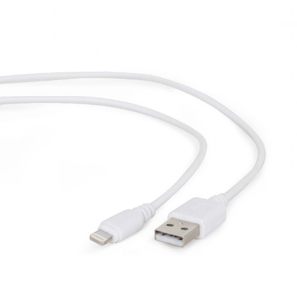 Фото - Кабель Cablexpert USB 2.0 BM - Lightning 3m White (CC-USB2-AMLM-W-10)